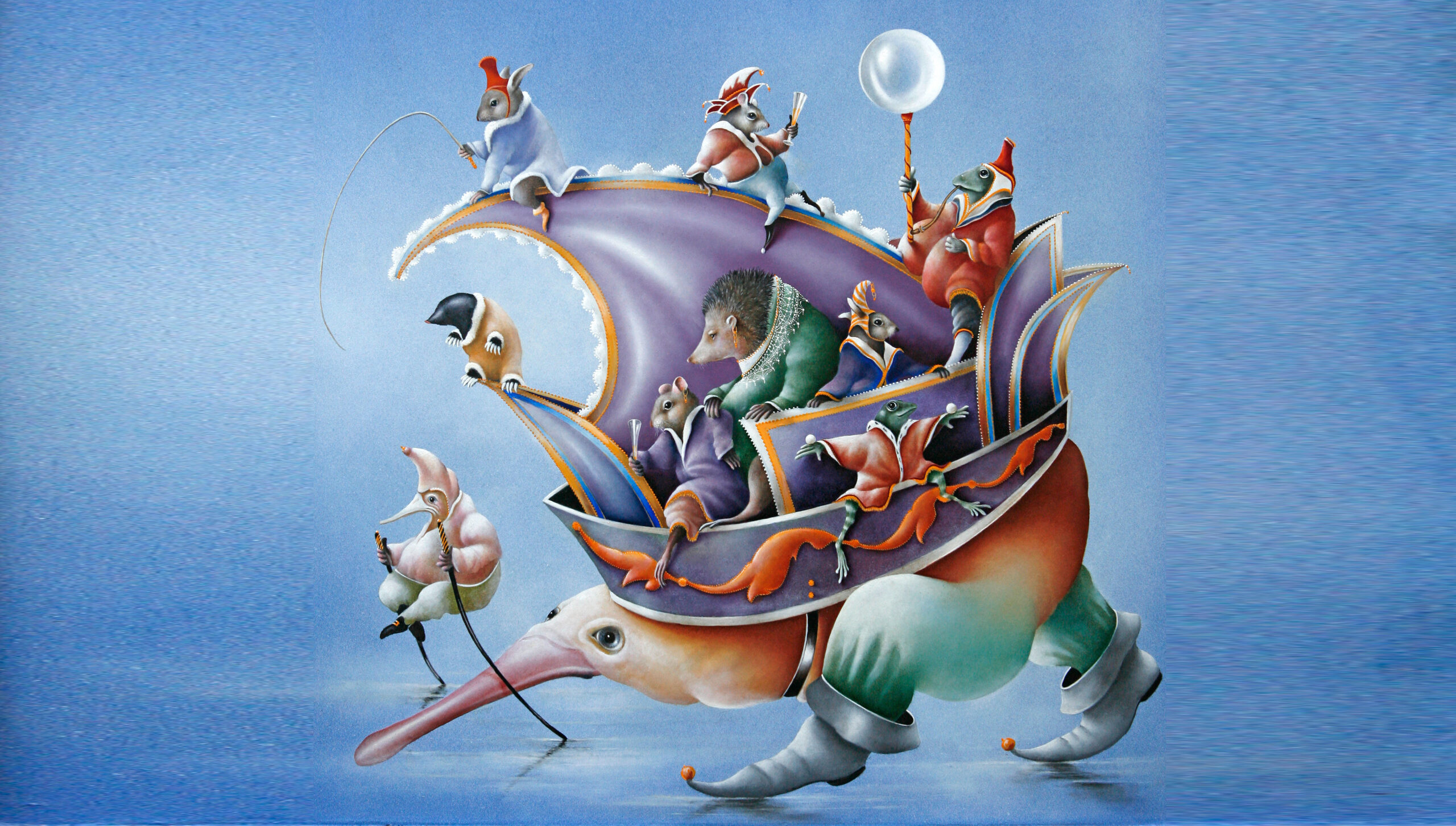 Prins Carnaval - schilderij - Eugene Peters
