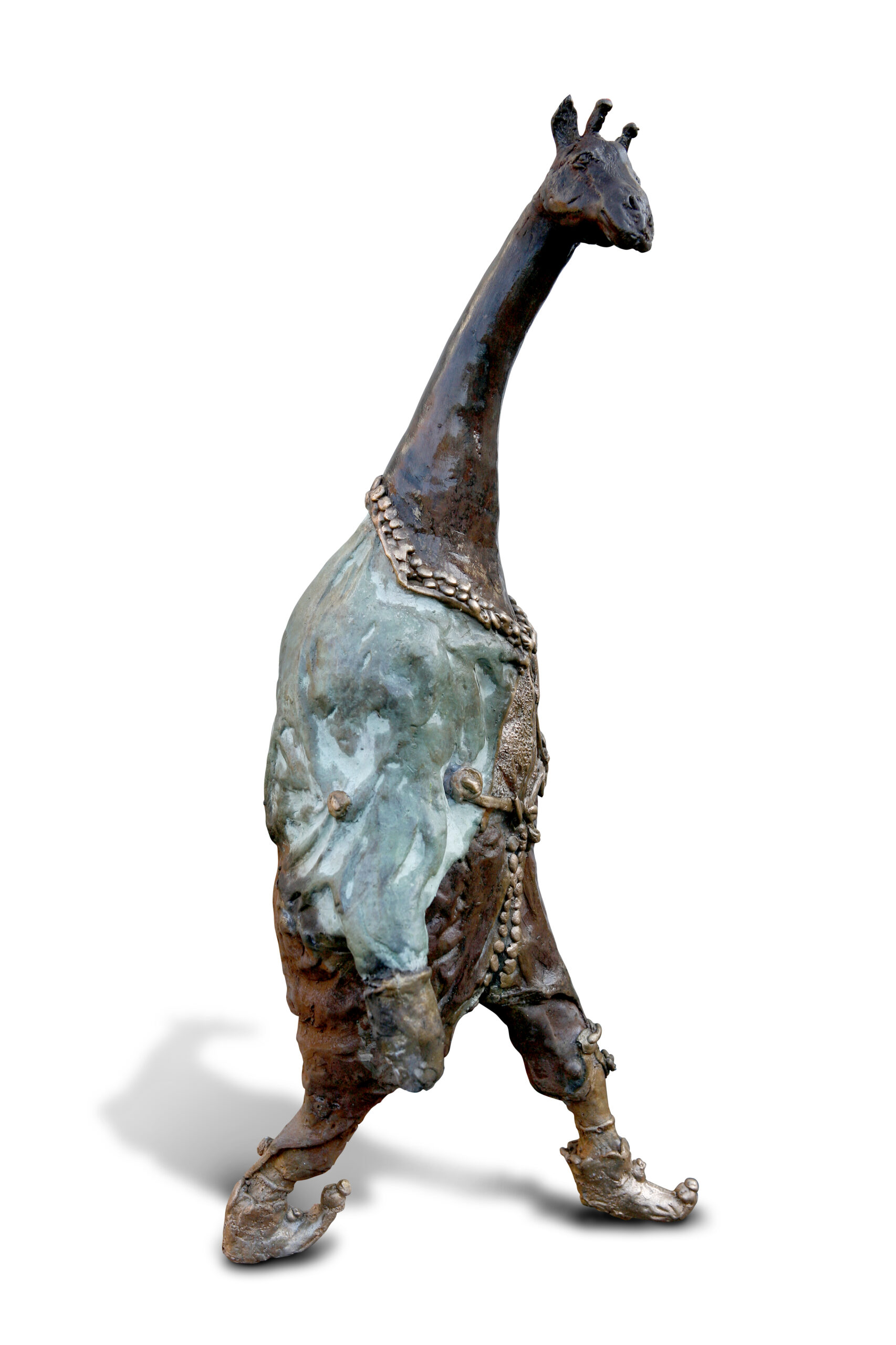 Giraffe - brons - Eugene Peters